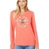 Life is Good Shirts & Tops Flowerbee Long Sleeve Crusher™ Vee -Life is Good Sales Store 71N0oFTndDL. AC SR736920