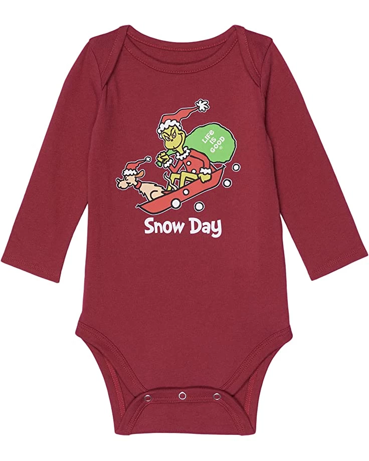 Life is Good Baby One Pieces Grinch and Max Snow Day Long Sleeve Tee (Infant) 3 Life is Good Baby One Pieces Grinch and Max Snow Day Long Sleeve Tee (Infant)