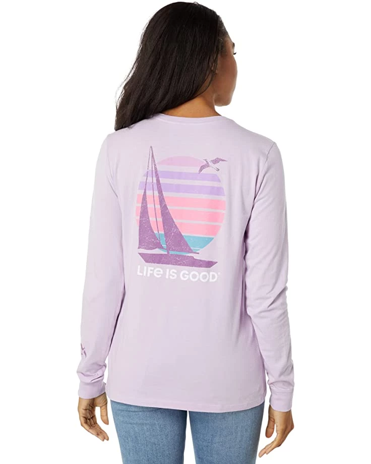 Life is Good Shirts & Tops Seas The Day Long Sleeve Crusher-Lite™ Tee 4 Life is Good Shirts & Tops Seas The Day Long Sleeve Crusher-Lite™ Tee - Image 2