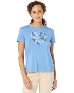 Life is Good Sleepwear Flake Heart Lightweight Sleep Tee