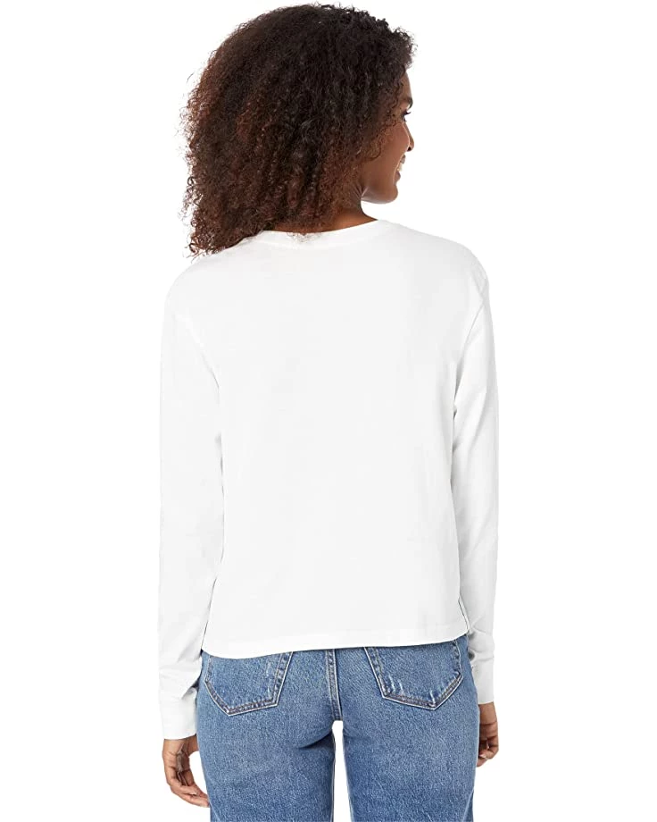 Life is Good Shirts & Tops Optimist Retro Stripe Long Sleeve Boxy Tee 4 Life is Good Shirts & Tops Optimist Retro Stripe Long Sleeve Boxy Tee - Image 2