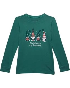 Life is Good Shirts & Tops Chillin' with My Gnomes Long Sleeve Crusher™ Tee (Toddler/Little Kids/Big Kids)
