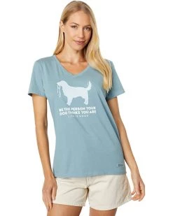 Life is Good Shirts & Tops Be The Person Retriever Crusher™ Vee