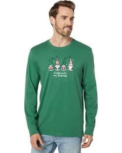 Life is Good Shirts & Tops Chillin' with My Gnomes Long Sleeve Crusher™ Tee
