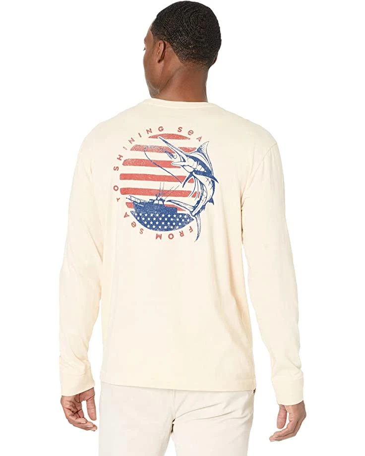 Life is Good Shirts & Tops Shining Sea Marl Long Sleeve Crusher™ Tee 4 Life is Good Shirts & Tops Shining Sea Marl Long Sleeve Crusher™ Tee - Image 2