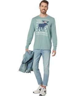 Life is Good Shirts & Tops Long Sleeve Crusher-Lite™ Ugly Sweater -Life is Good Sales Store 71WzaD7G1LL. AC SR736920