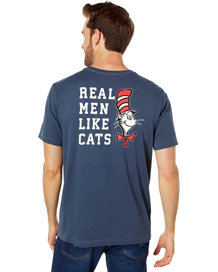 Life is Good Shirts & Tops Real Men Like Cats Tee 3 Life is Good Shirts & Tops Real Men Like Cats Tee