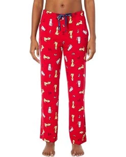 Life is Good Sleepwear Happy Pawlidays Lightweight Sleep Pants
