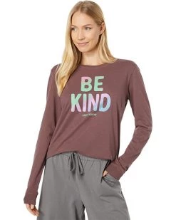 Life is Good Shirts & Tops Be Kind Long Sleeve Crusher-Lite™ Tee