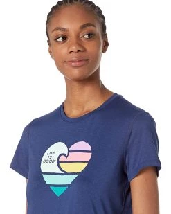 Life is Good Shirts & Tops Clean Wave Heart Cationic Active Tee 8 Life is Good Shirts & Tops Clean Wave Heart Cationic Active Tee -Life is Good Sales Store 71ZLSk8qXRL. AC SR736920