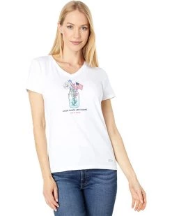 Life is Good Shirts & Tops Good Things in A Jar Crusher™ Vee