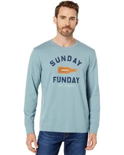 Life is Good Shirts & Tops Footbeer Long Sleeve Crusher™ Tee