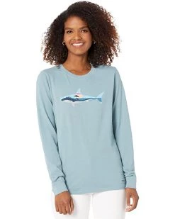Life is Good Shirts & Tops Sharkscape Long Sleeve Crusher™ Tee