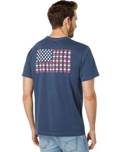 Life is Good Shirts & Tops Football Icon Flag Short Sleeve Crusher™ Tee