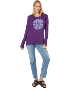 Life is Good Hoodies & Sweatshirts Wildflower Primal Mandala Long Sleeve Crusher-Lite™ Hooded Tee -Life is Good Sales Store 71iVKFAVBkL. AC SR736920