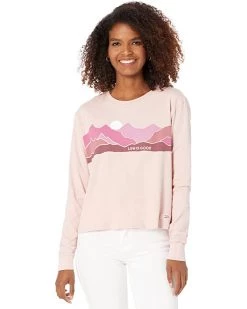 Life is Good Shirts & Tops Life Isn't Perfect Long Sleeve Boxy Tee