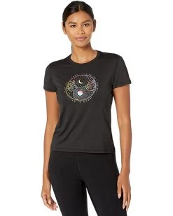 Life is Good Shirts & Tops Tie-Dye Day and Night Cationic Active Tee