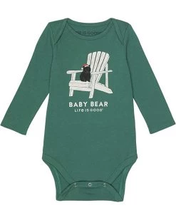 Life is Good Baby One Pieces Long Sleeve Crusher™ Bodysuit (Infant)