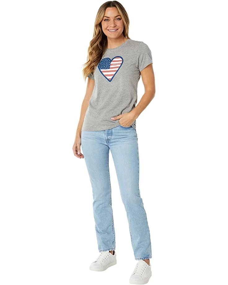 Life is Good Shirts & Tops American Heart Crusher™ Tee 6 Life is Good Shirts & Tops American Heart Crusher™ Tee - Image 4