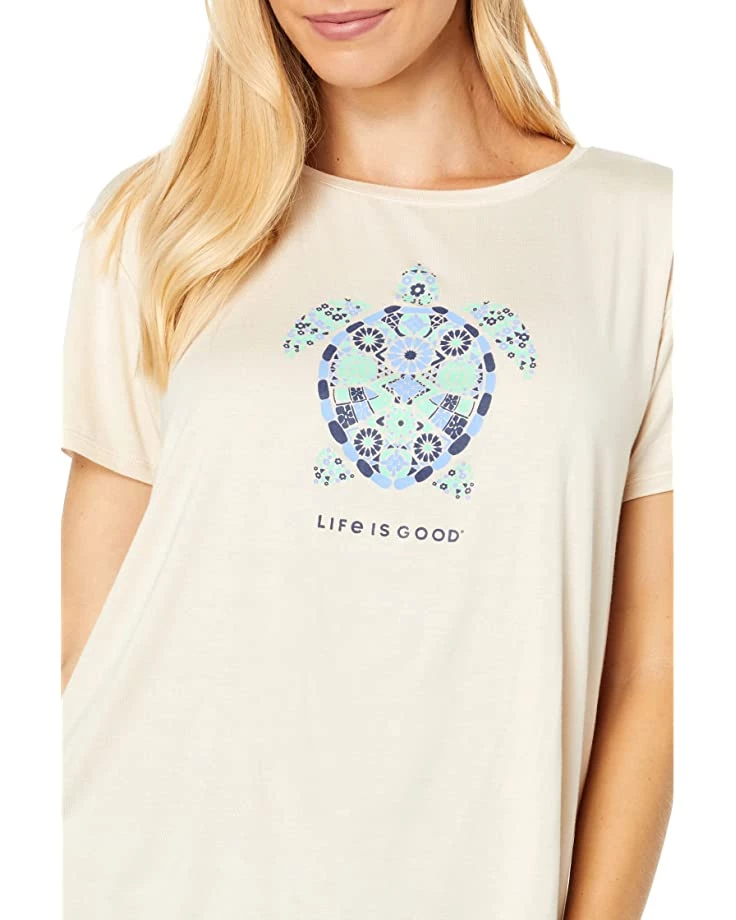 Life is Good Sleepwear Turtle Mosaic Lightweight Sleep Tee 5 Life is Good Sleepwear Turtle Mosaic Lightweight Sleep Tee - Image 3