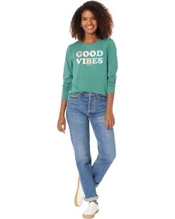 Life is Good Shirts & Tops Good Vibes Long Sleeve Crusher™ Tee -Life is Good Sales Store 71ntxonycnL. AC SR736920