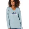Life is Good Shirts & Tops Snowman Landscape Long Sleeve Crusher™ Vee -Life is Good Sales Store 71p67wcjxL. AC SR736920