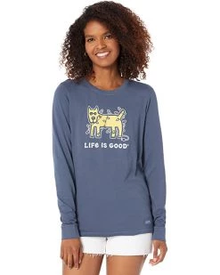 Life is Good Shirts & Tops Rocket Holiday Lights Long Sleeve Crusher™ Tee