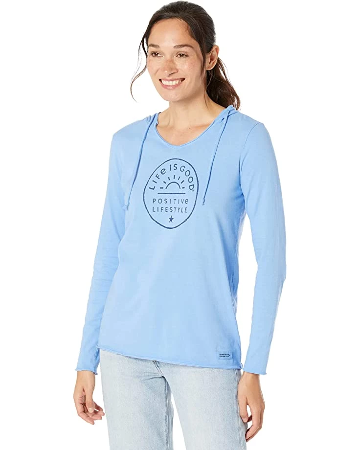 Life is Good Hoodies & Sweatshirts Positive Rising Long Sleeve Crusher-Lite™ Hooded Tee 3 Life is Good Hoodies & Sweatshirts Positive Rising Long Sleeve Crusher-Lite™ Hooded Tee