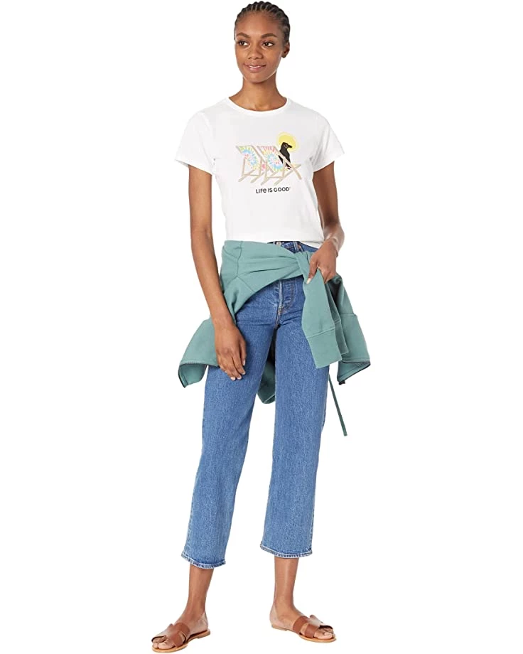 Life is Good Shirts & Tops Tie-Dye Dog Beach Chairs Crusher™ Tee 6 Life is Good Shirts & Tops Tie-Dye Dog Beach Chairs Crusher™ Tee - Image 4