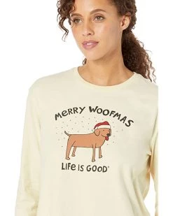 Life is Good Sleepwear Merry Woofmas Long Sleeve Snuggle Up Sleep Tee 8 Life is Good Sleepwear Merry Woofmas Long Sleeve Snuggle Up Sleep Tee -Life is Good Sales Store 71syGDTi5L. AC SR736920