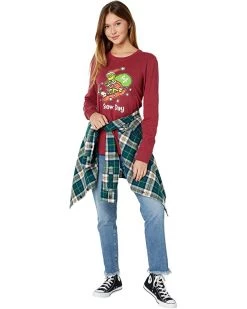 Life is Good Shirts & Tops Grinch and Max Snow Day Long Sleeve Tee -Life is Good Sales Store 71syezcRS L. AC SR736920