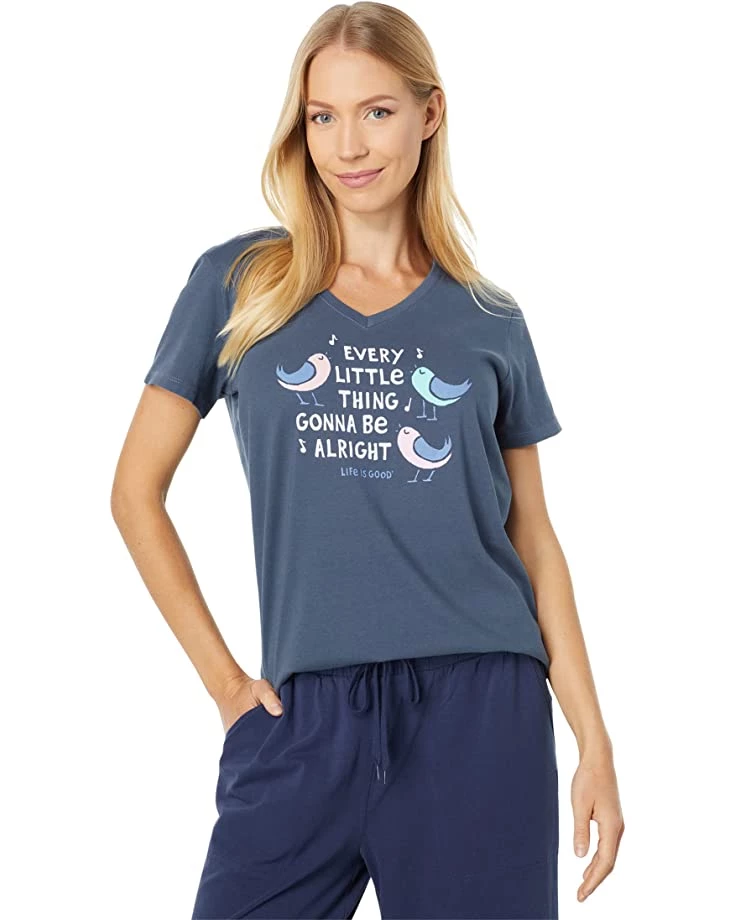 Life is Good Shirts & Tops Gonna Be Alright Crusher™ Vee 3 Life is Good Shirts & Tops Gonna Be Alright Crusher™ Vee