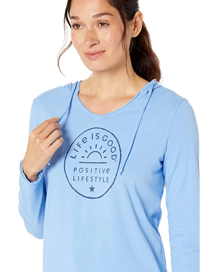 Life is Good Hoodies & Sweatshirts Positive Rising Long Sleeve Crusher-Lite™ Hooded Tee 5 Life is Good Hoodies & Sweatshirts Positive Rising Long Sleeve Crusher-Lite™ Hooded Tee - Image 3