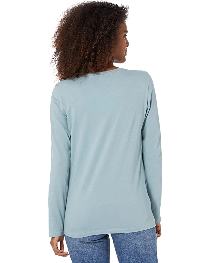 Life is Good Shirts & Tops Snowman Landscape Long Sleeve Crusher™ Vee 4 Life is Good Shirts & Tops Snowman Landscape Long Sleeve Crusher™ Vee - Image 2