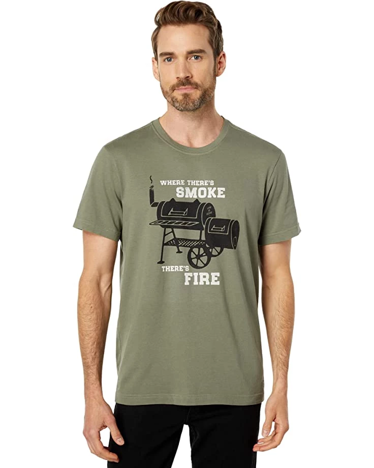 Life is Good Shirts & Tops Where There's Smoke There's Fire Crusher™ Tee 3 Life is Good Shirts & Tops Where There's Smoke There's Fire Crusher™ Tee