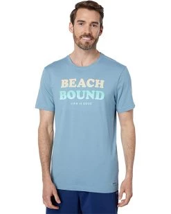 Life is Good Shirts & Tops Beach Bound Typography Crusher-Lite™ Tee