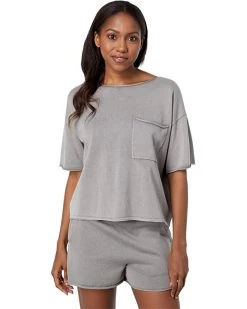 Barefoot Dreams Sunbleached Boxy Pocket Tee | Shirts & Tops