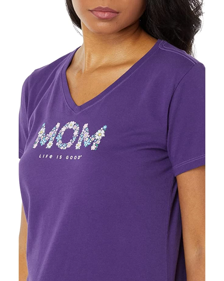 Life is Good Shirts & Tops Wildflower Mom Crusher-Lite™ Vee 5 Life is Good Shirts & Tops Wildflower Mom Crusher-Lite™ Vee - Image 3