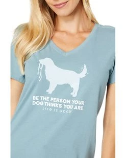 Life is Good Shirts & Tops Be The Person Retriever Crusher™ Vee -Life is Good Sales Store 810pvtvckqL. AC SR736920