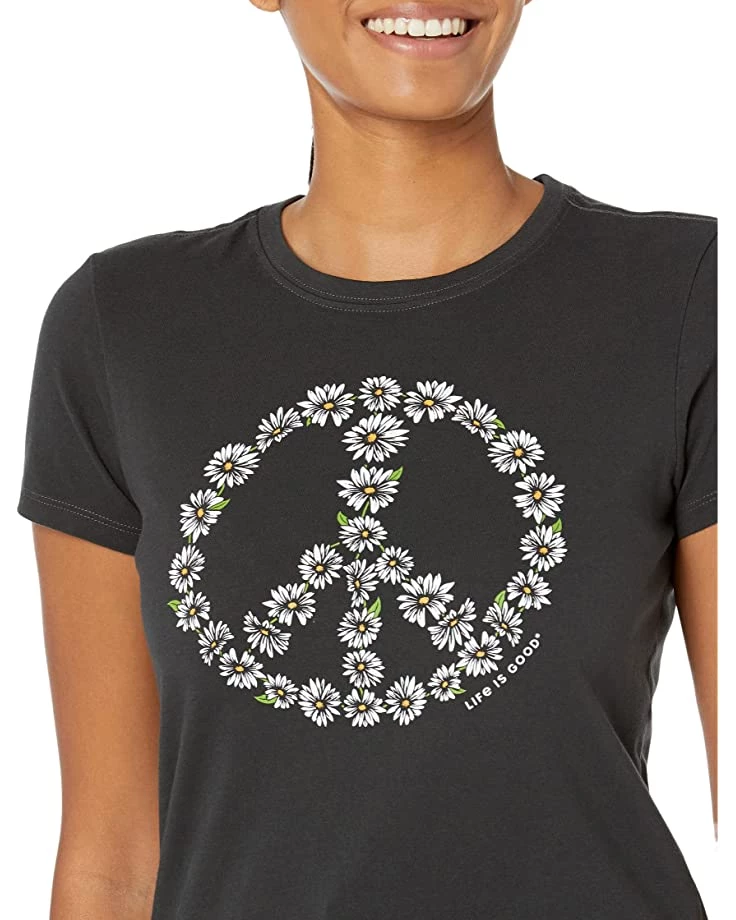 Life is Good Shirts & Tops Daisy Peace Crusher™ Tee 5 Life is Good Shirts & Tops Daisy Peace Crusher™ Tee - Image 3