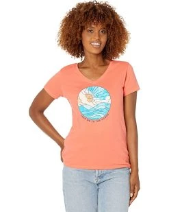 Life is Good Shirts & Tops Take Me To The Ocean Watercolor Crusher™ Vee