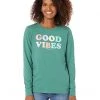 Life is Good Shirts & Tops Good Vibes Long Sleeve Crusher™ Tee -Life is Good Sales Store 818q4Bk5U1L. AC SR736920
