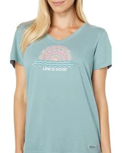Life is Good Shirts & Tops Sundala Crusher™ Vee -Life is Good Sales Store 819VpOmhbRL. AC SR736920