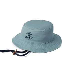 Life is Good Hats LIG Vintage Wordmark Bucket Hat
