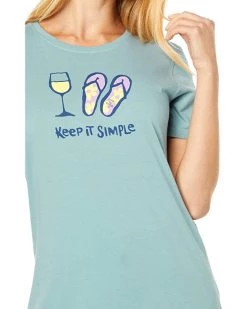 Life is Good Shirts & Tops Keep It Simple Crusher-Lite™ Tee -Life is Good Sales Store 81AP3U1AtL. AC SR736920