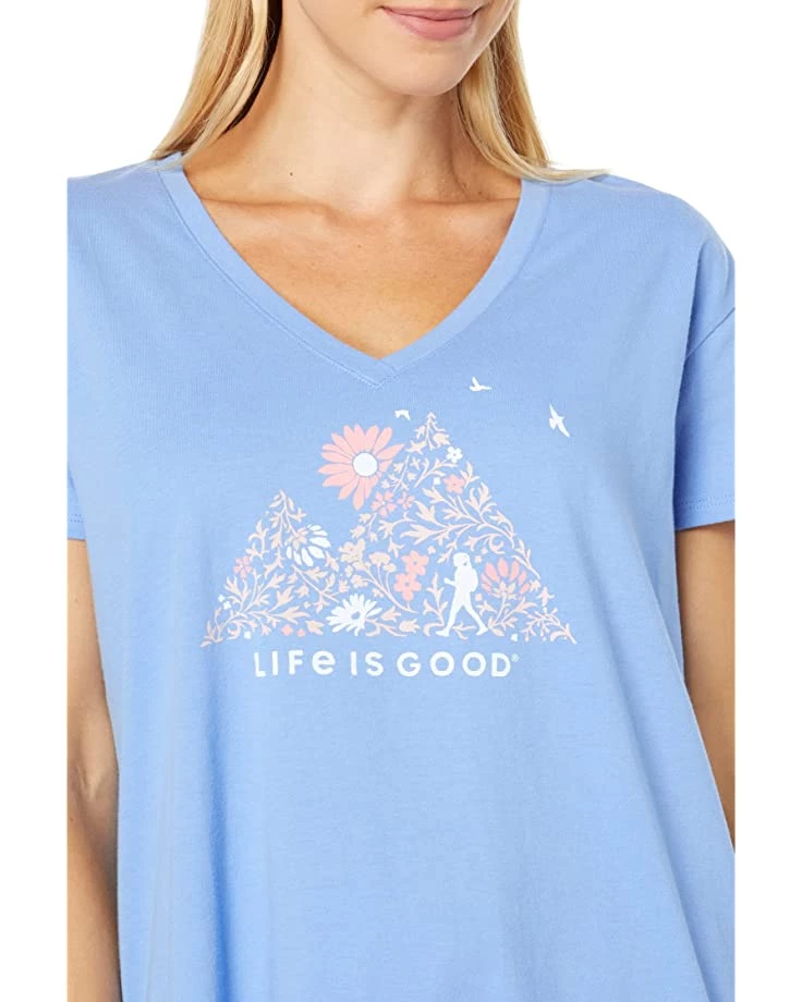 Life is Good Sleepwear Wildflower Hike Snuggle Up Relaxed Sleep Vee 5 Life is Good Sleepwear Wildflower Hike Snuggle Up Relaxed Sleep Vee - Image 3