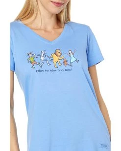 Life is Good Shirts & Tops Wizard Of Oz Follow The Yellow Brick Road Crusher™ Tee -Life is Good Sales Store 81BuPIJLufL. AC SR736920