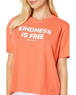 Life is Good Shirts & Tops Kindness Is Free Boxy Crusher™ Tee -Life is Good Sales Store 81CTTy3oEDL. AC SR736920