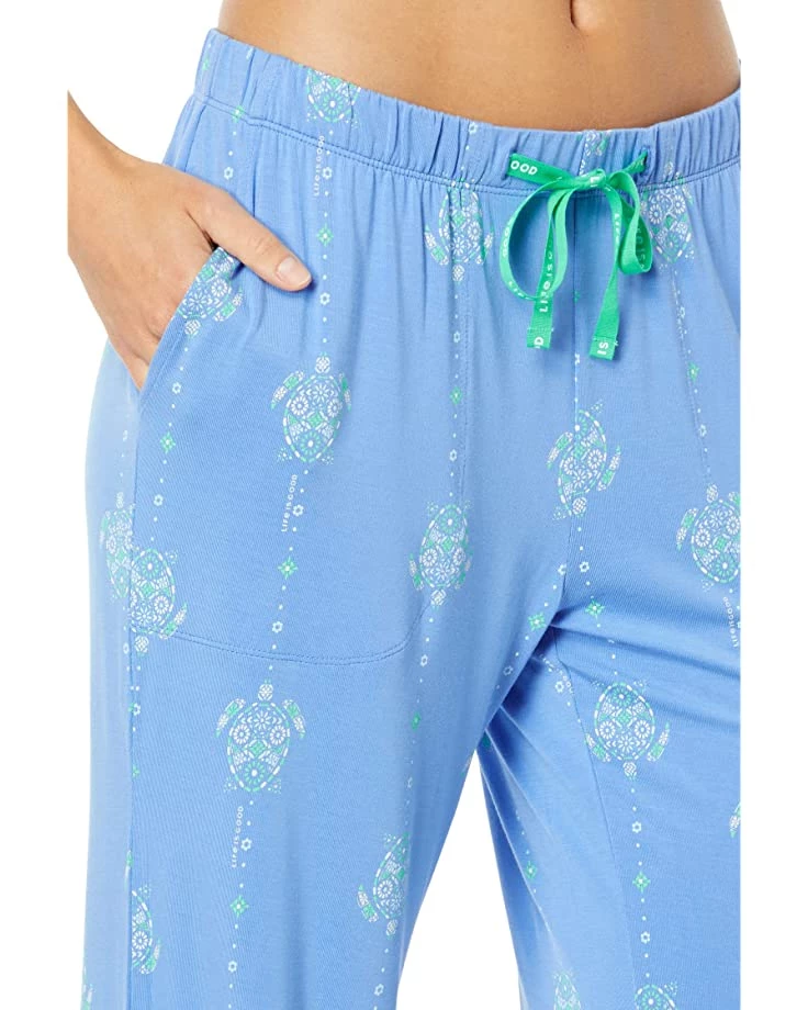 Life is Good Sleepwear Turtle Mosaic Lightweight Sleep Pants 5 Life is Good Sleepwear Turtle Mosaic Lightweight Sleep Pants - Image 3