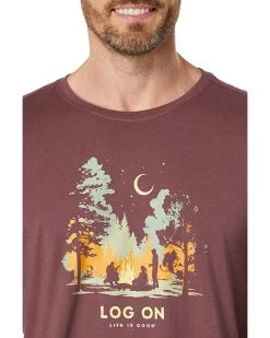 Life is Good Shirts & Tops Log On Campfire Long Sleeve Crusher-Lite™ Tee 8 Life is Good Shirts & Tops Log On Campfire Long Sleeve Crusher-Lite™ Tee -Life is Good Sales Store 81DXqBvfvrL. AC SR736920